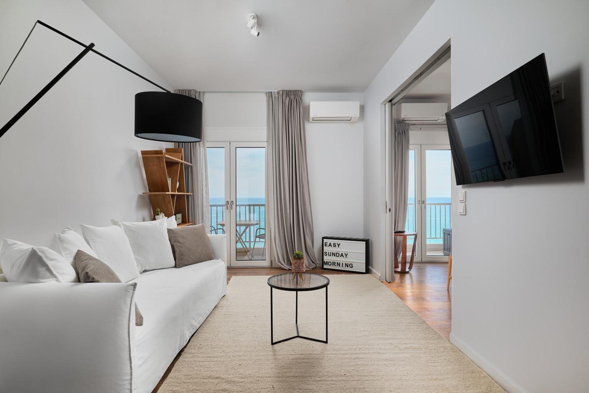 Crete - Heraklion Sea View Apartment 1 المظهر الخارجي الصورة
