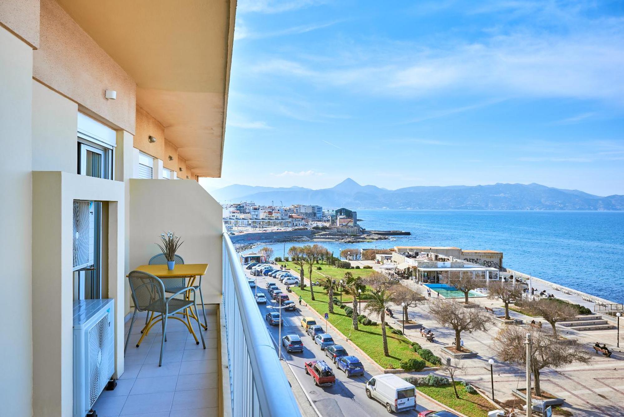 Crete - Heraklion Sea View Apartment 1 المظهر الخارجي الصورة